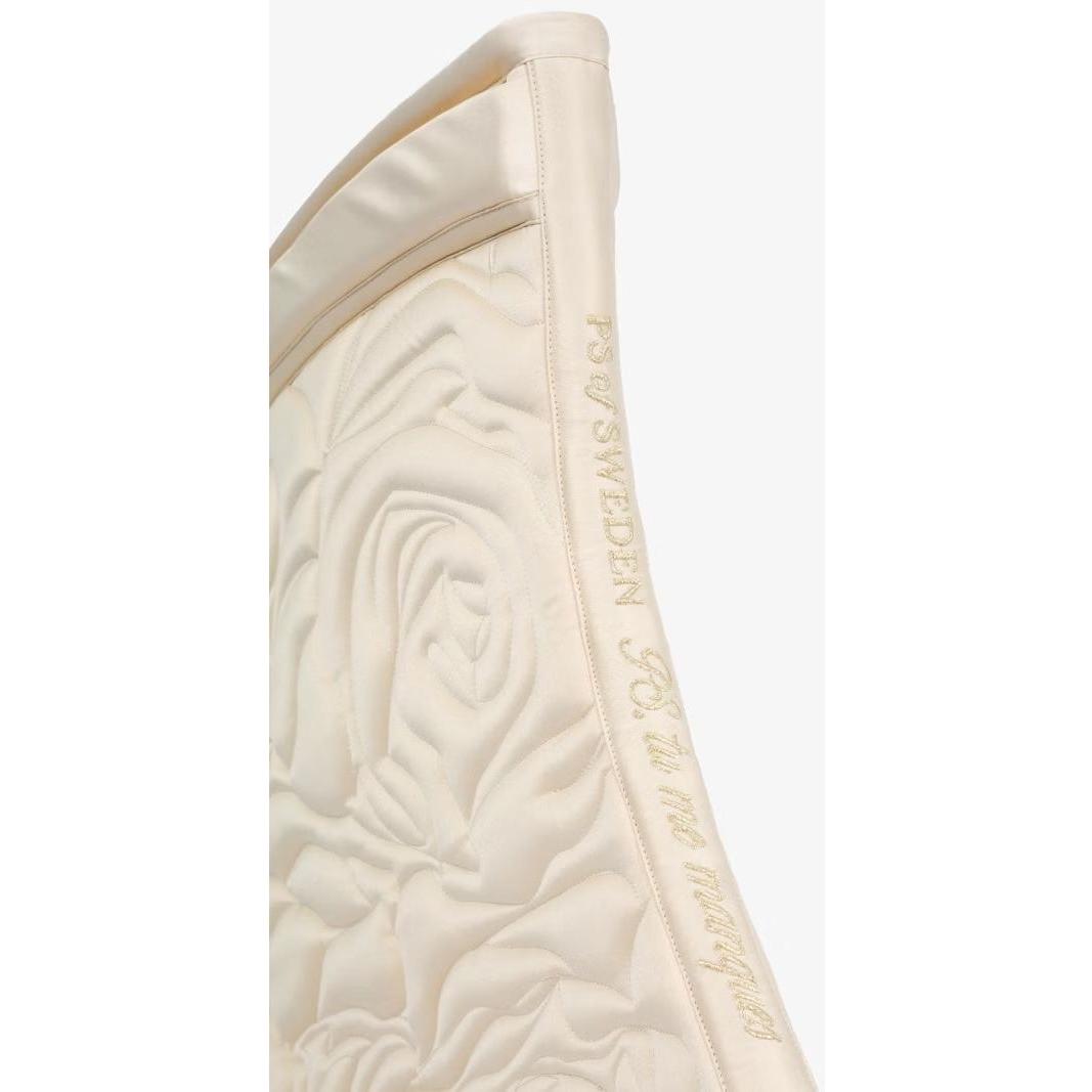 Antique White PS of Sweden Dressurschabracke Rose Quilt - PS, Je t'aime
