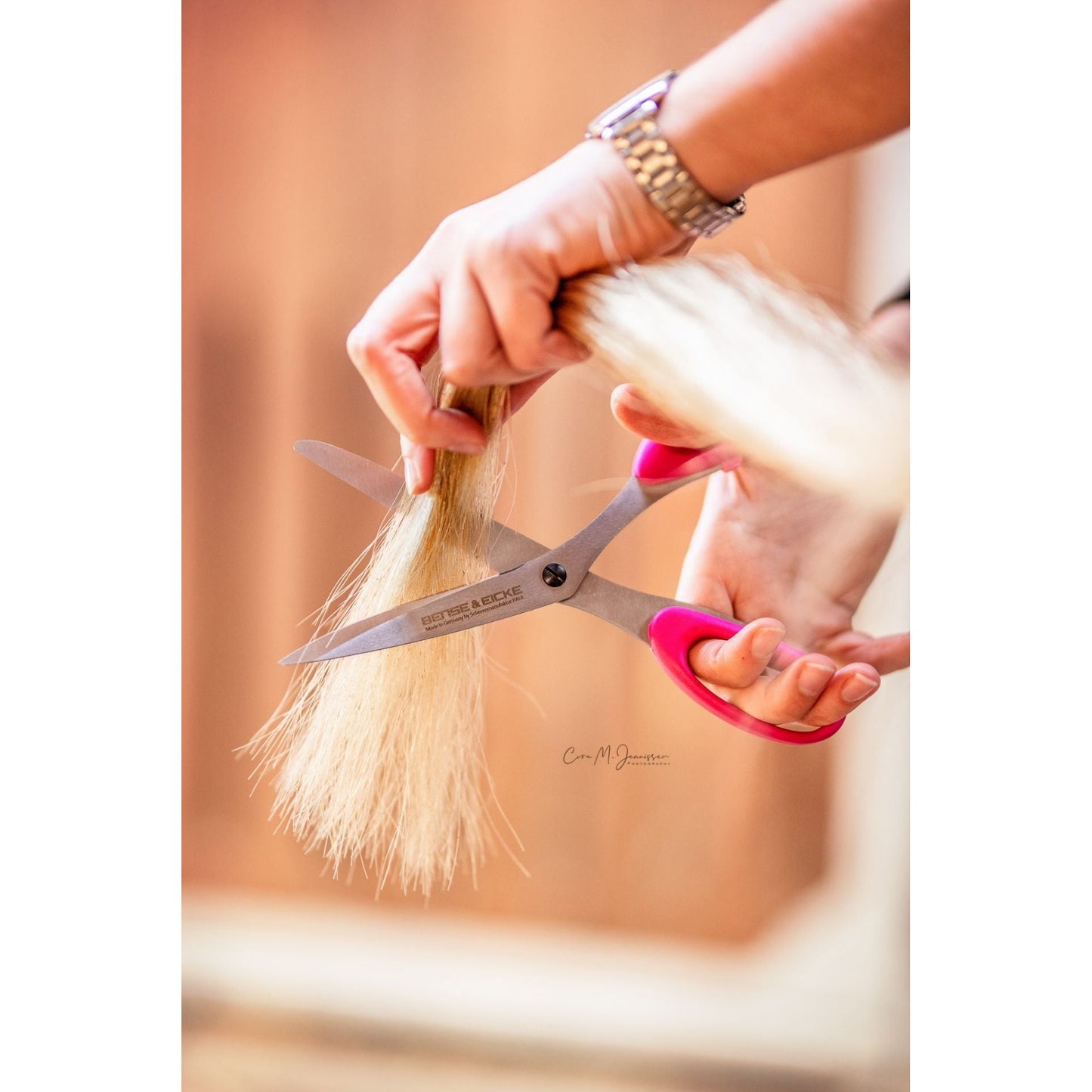 Dark Salmon Bense & Eicke Schweifschere "SchnittBerta"