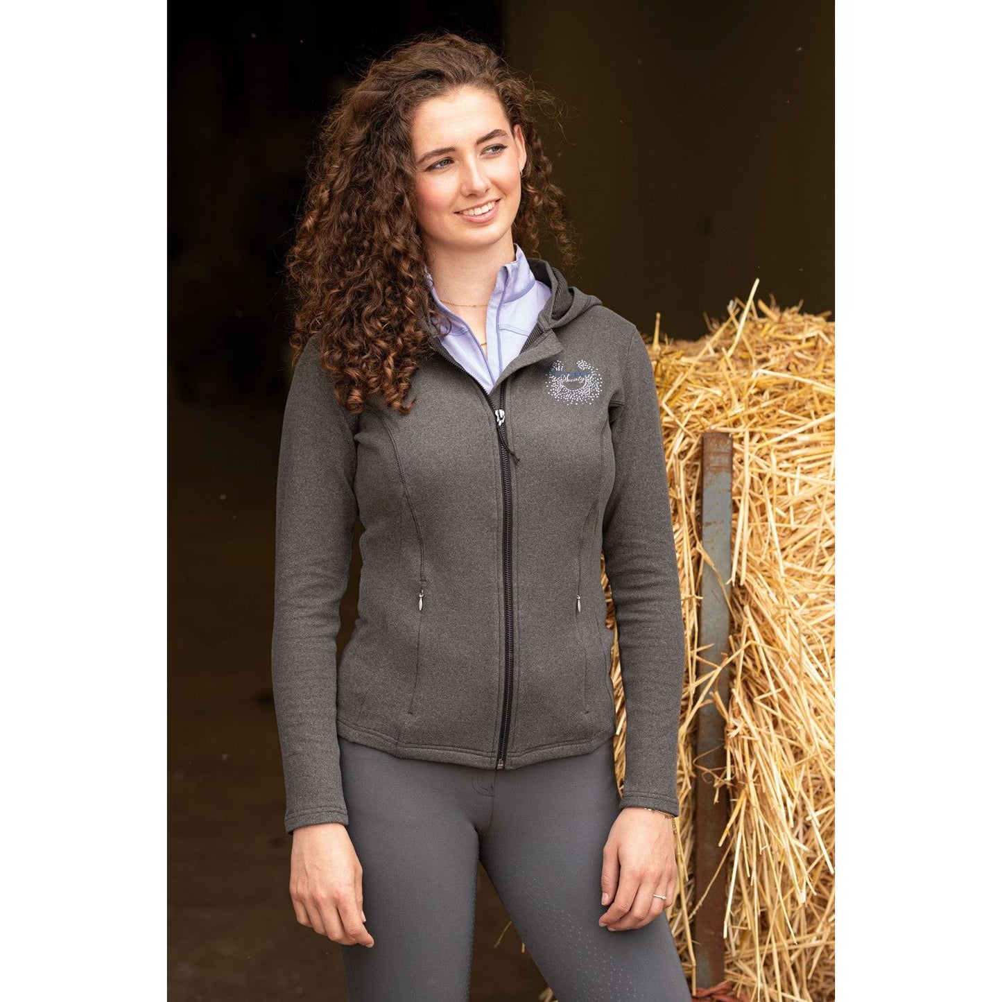 Dark Slate Gray Harry’s Horse Hoodie Trendy Ivy