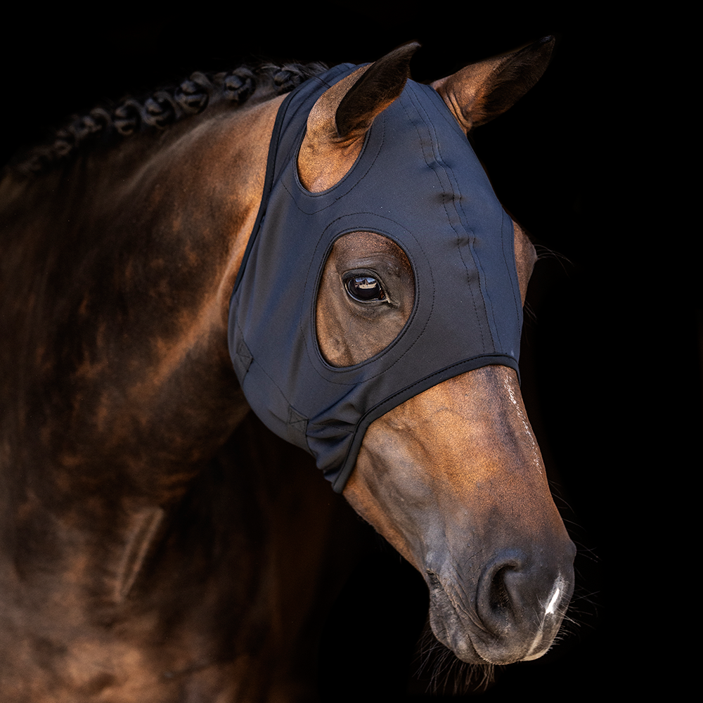 Black LAMI-CELL Titan Maske COME BEST ohne Ohren