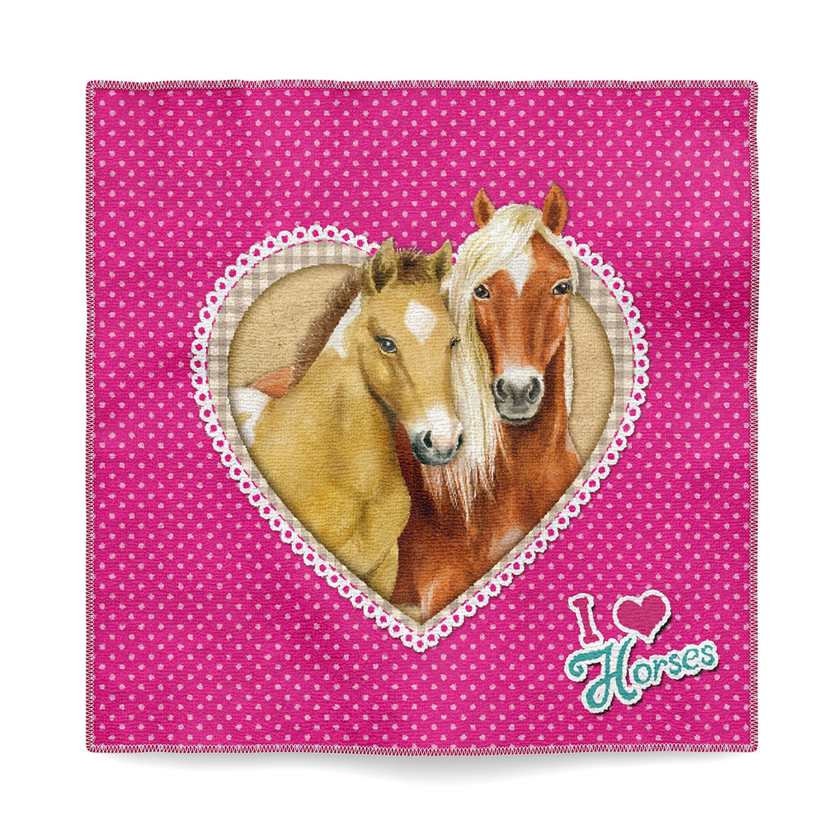 I Love Horses Magisches Handtuch