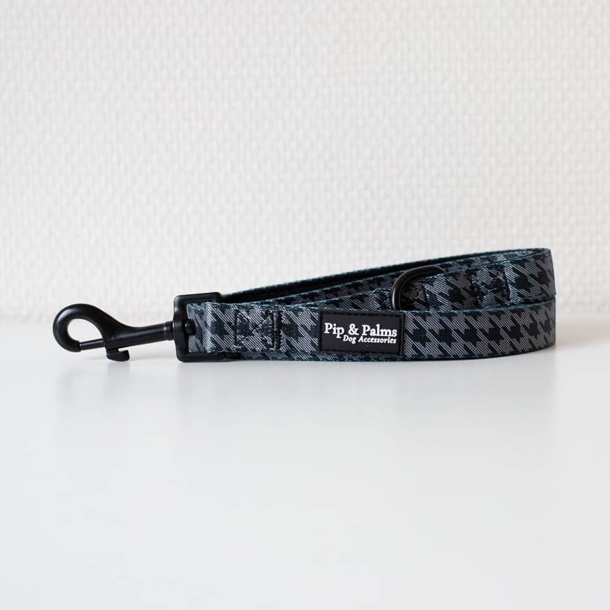 Hundeleine Dark Dogstooth