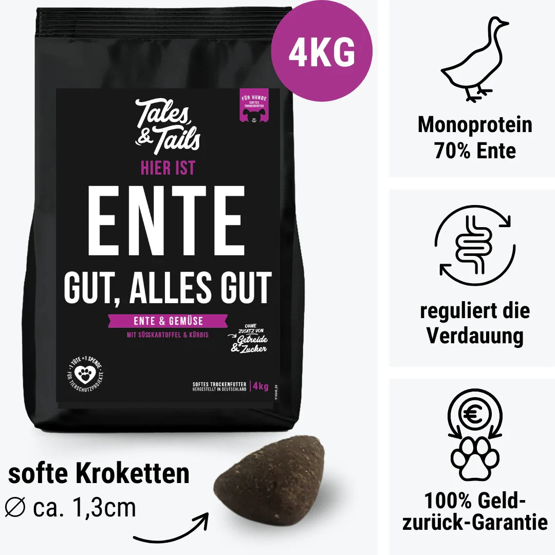 Black Tales & Tails Ente Gut, Alles Gut Trockenfutter