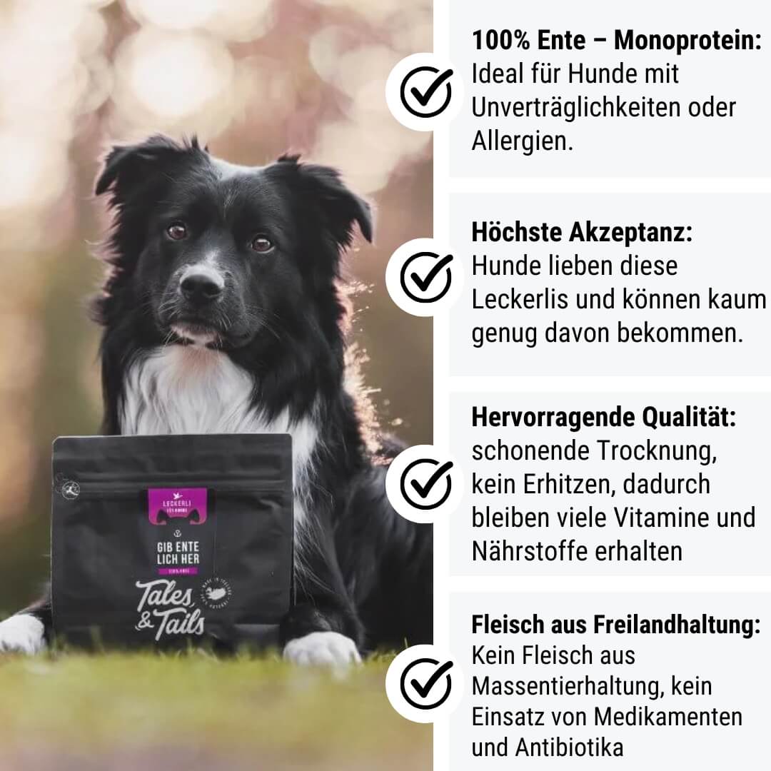 Tales & Tails Gib EnteLich her Leckerli