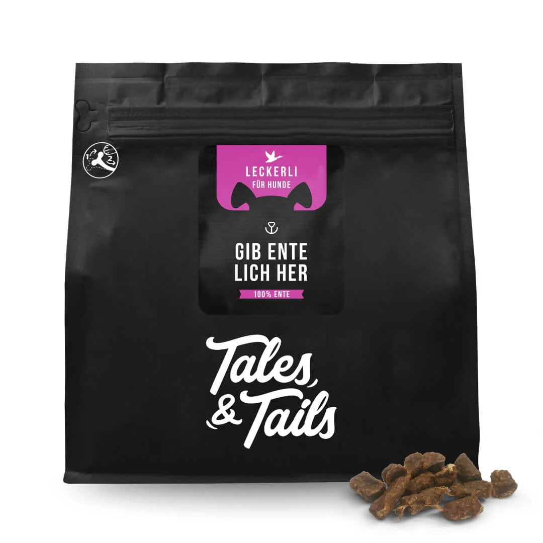 Tales & Tails Gib EnteLich her Leckerli