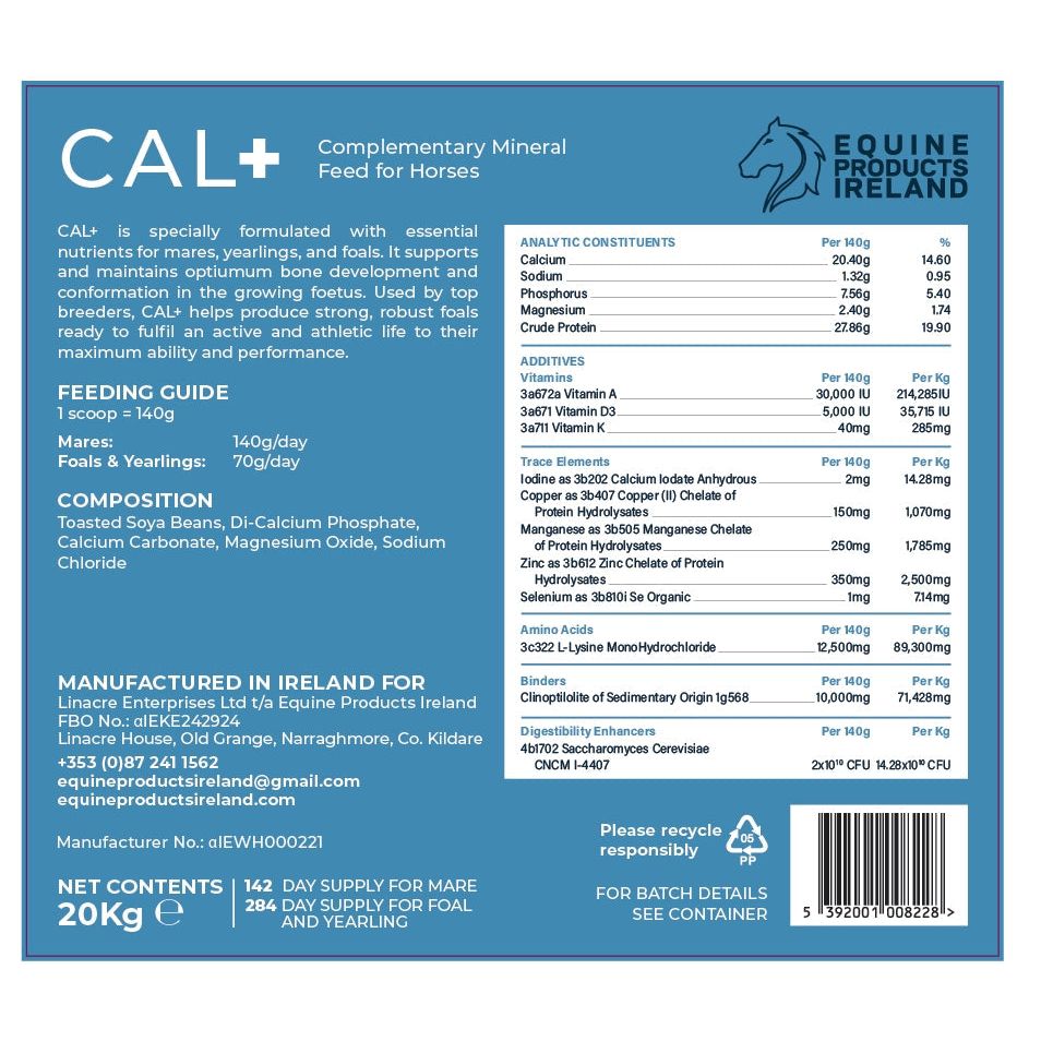 Steel Blue Equine Products Ireland Cal+