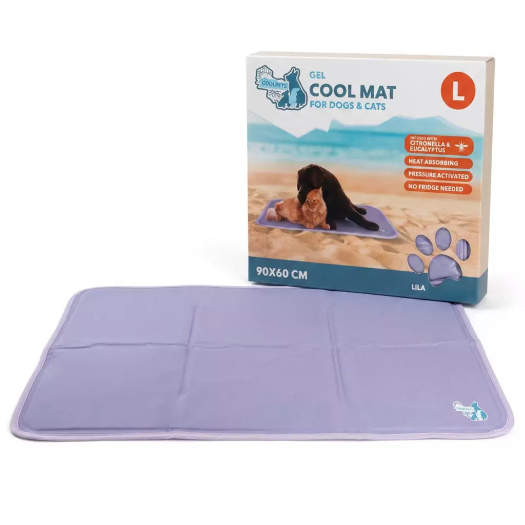 Coolpets Gel Cooling Mat Kühlmatte Lila