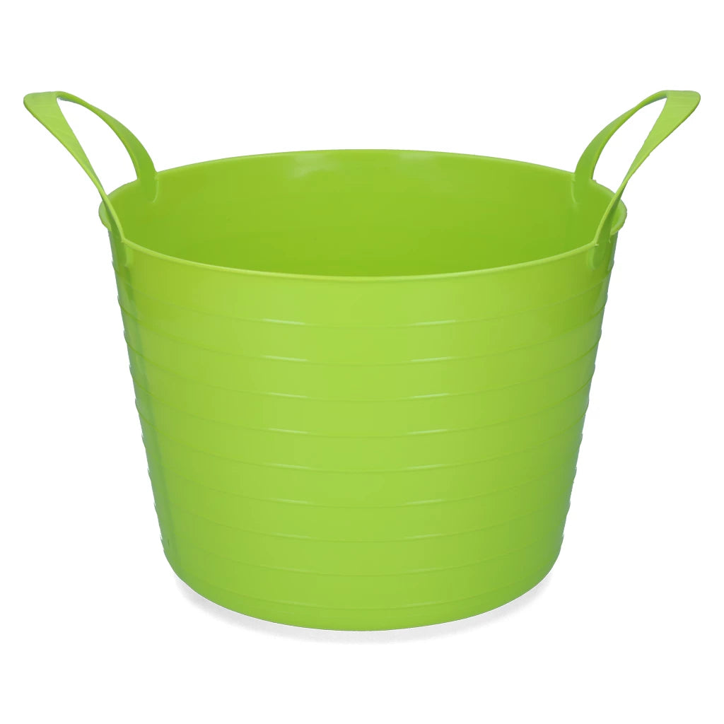 Yellow Green VPlast Eimer V-Trug Flexi 40 l