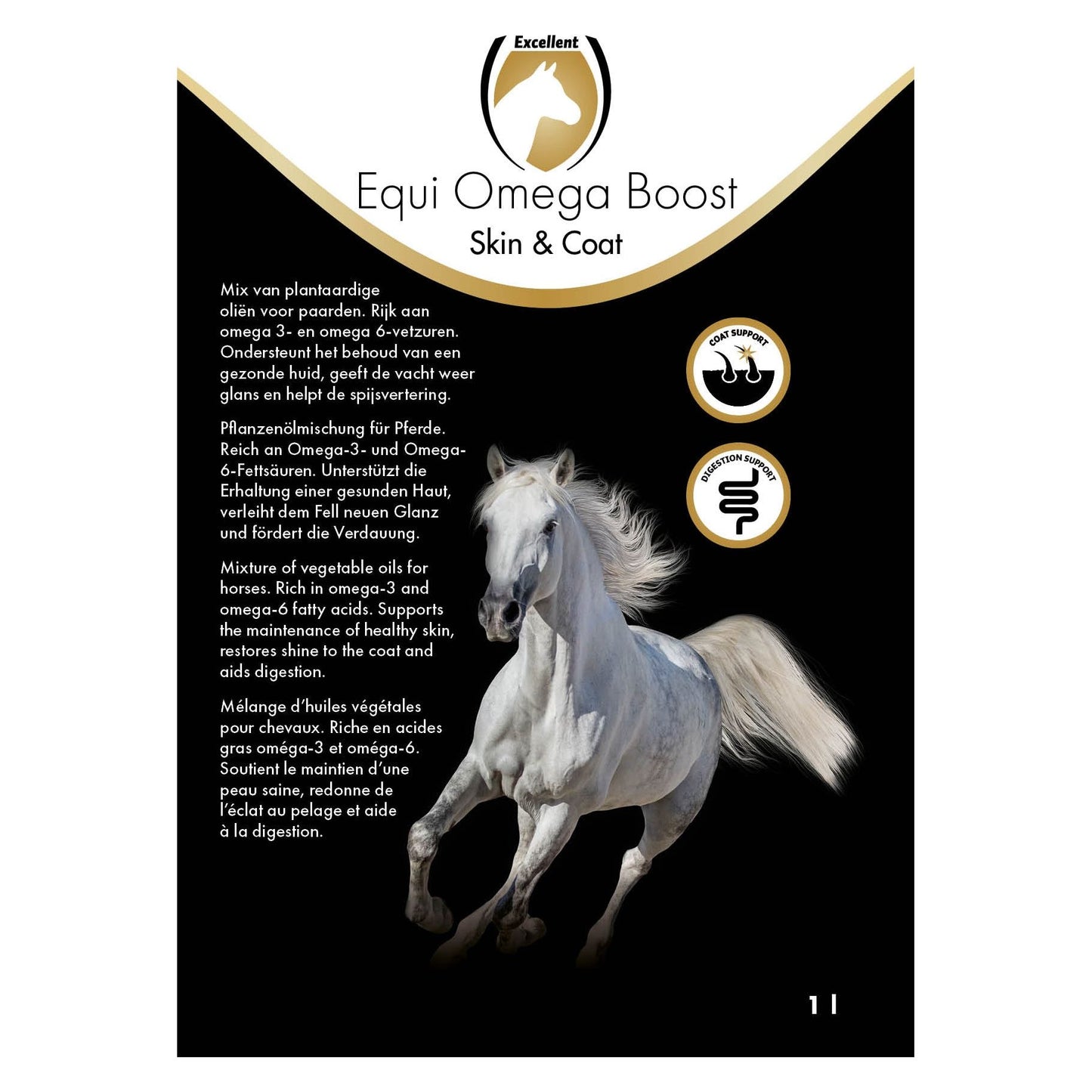 Excellent Equi Omega Boost 1L