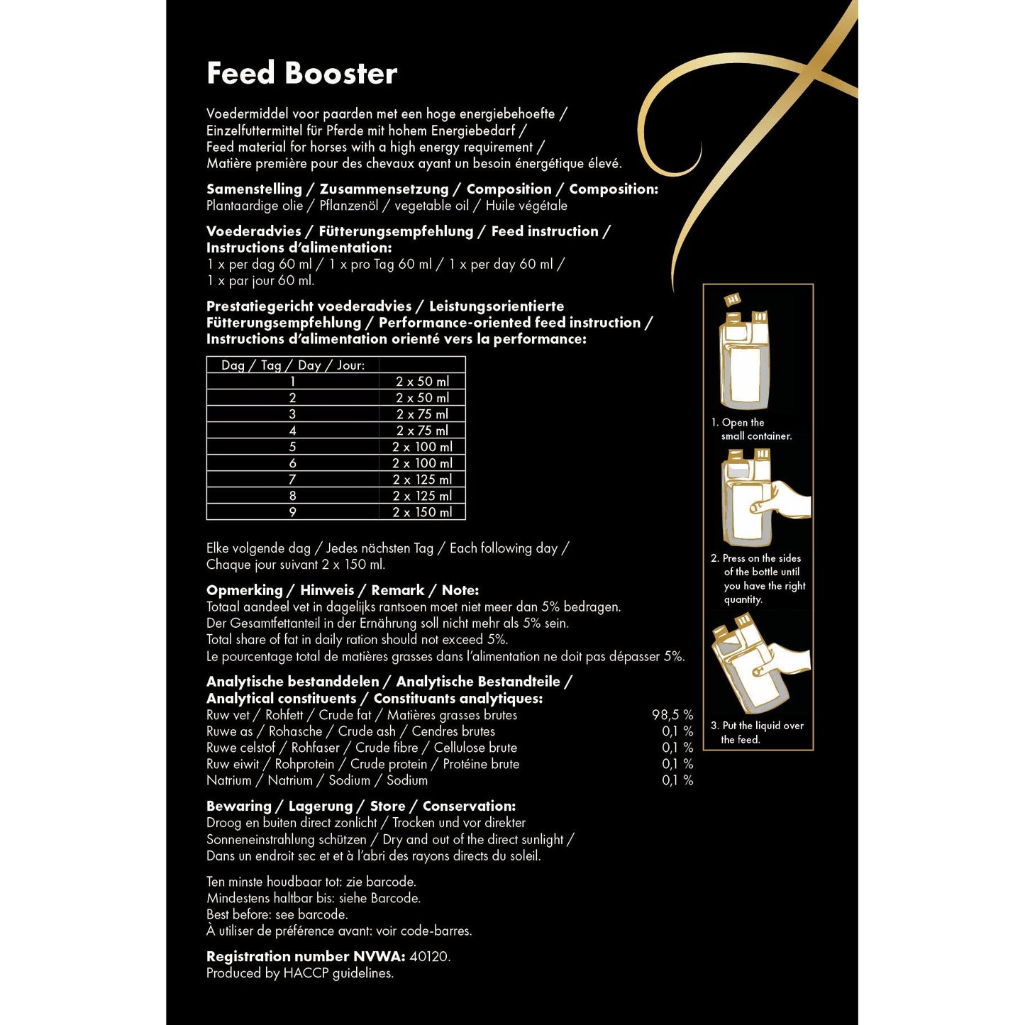 Excellent Horse Feed Booster 1 l