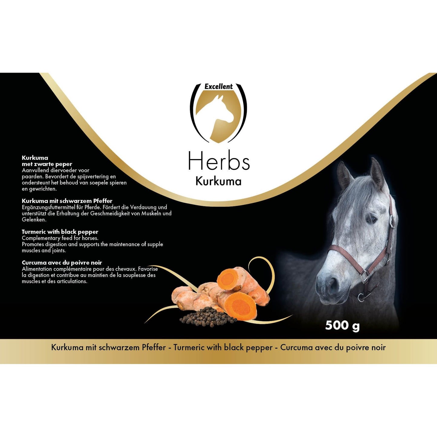 Excellent Horse Herbs Kurkuma 500 g