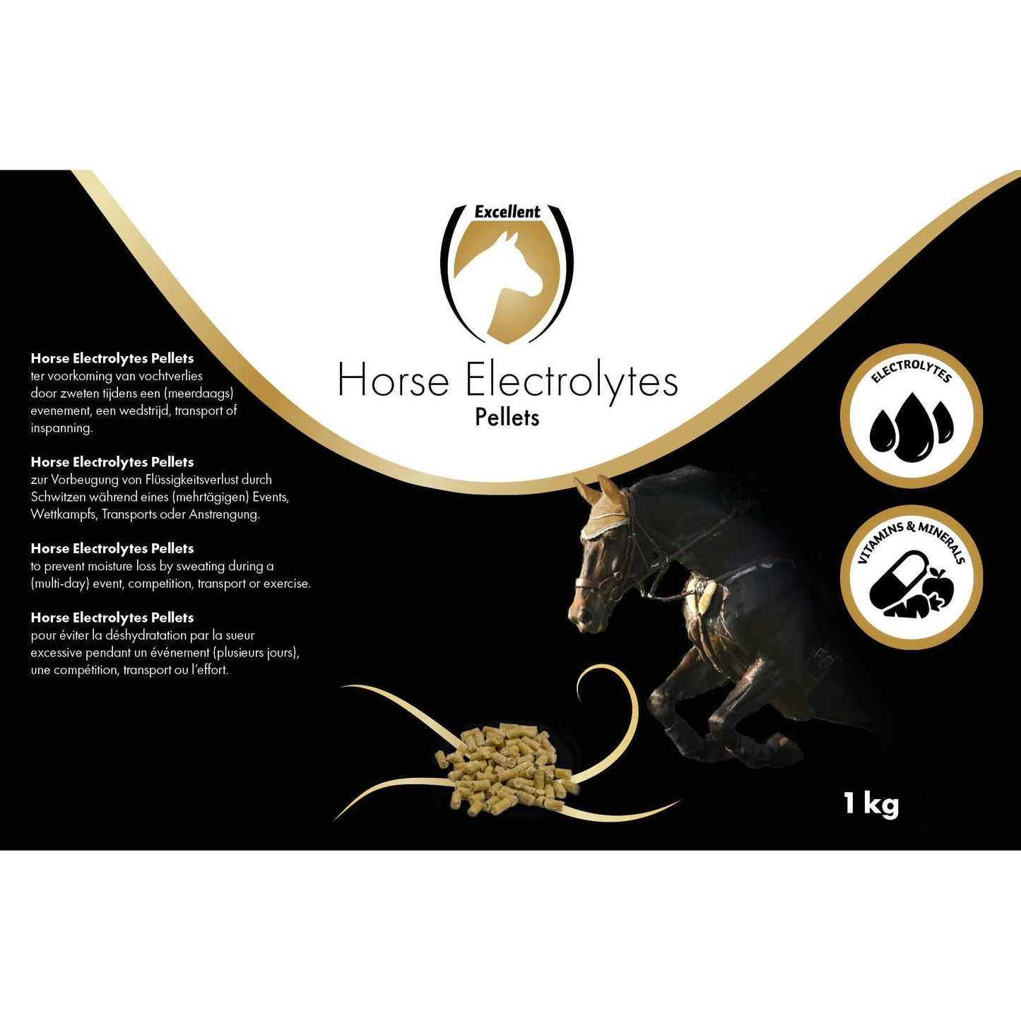 Excellent Horse Electrolyt Pellets 1kg