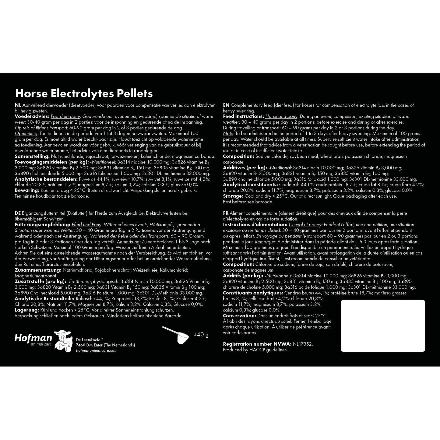 Excellent Horse Electrolyt Pellets 1kg
