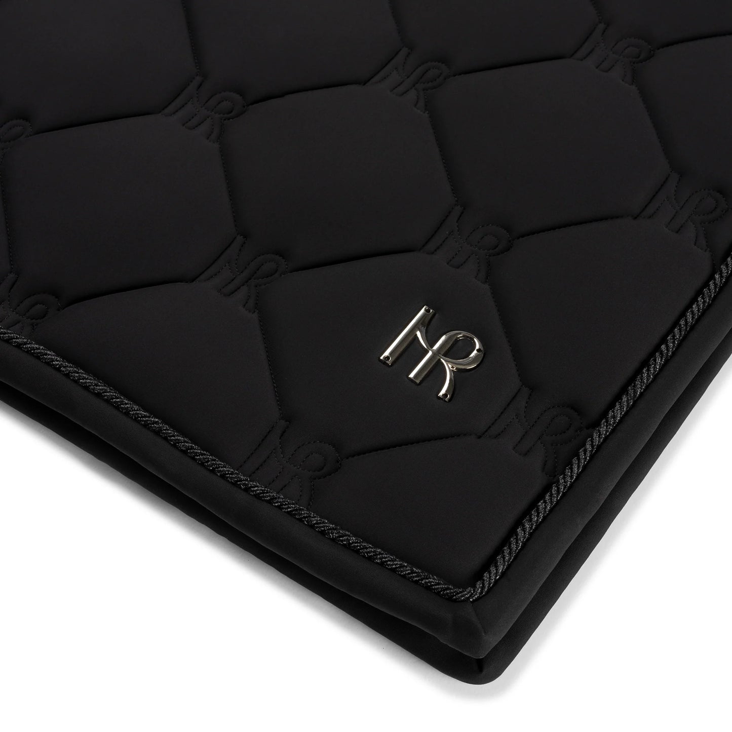 Mrs. Ros DRESSAGE SADDLE PAD - BLACK H/W 24/25