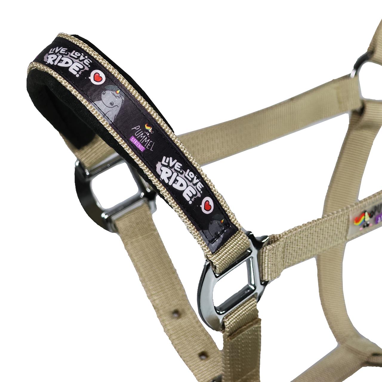 Rosy Brown EQuest Pummel Halfter Uno Plus | Live Love Ride