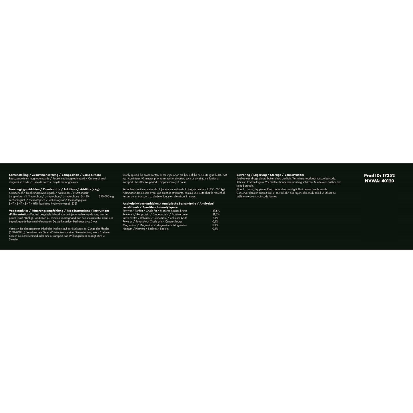 Excellent Horse No Stress Paste 60 ml