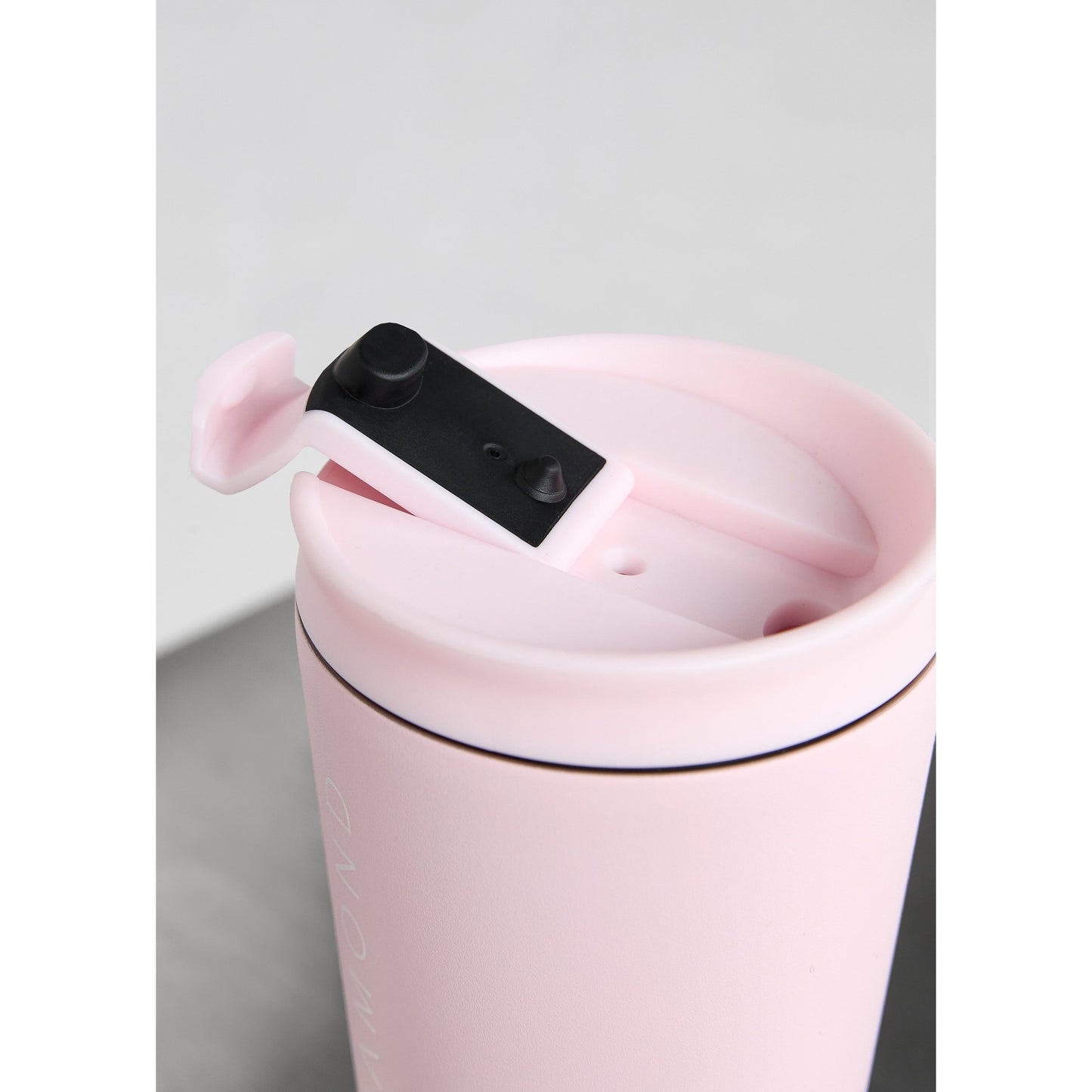 Light Gray Aztec Diamond Travel Mug