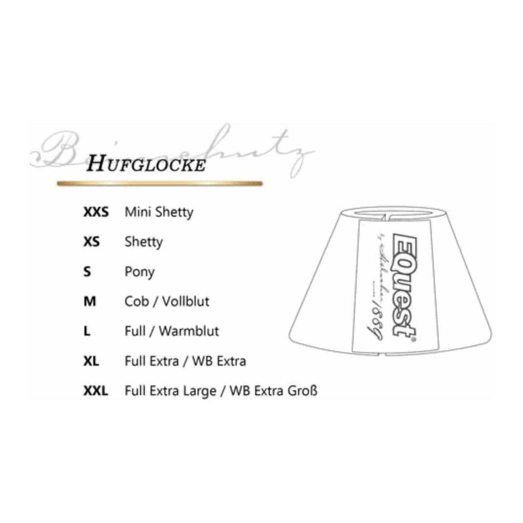 Premium Hufglocke mit Glitzeroptik
