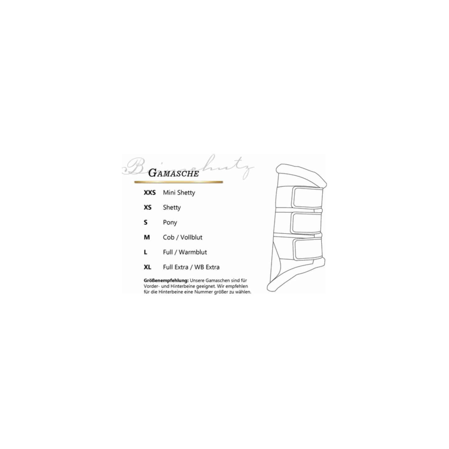 Gamasche Leather
