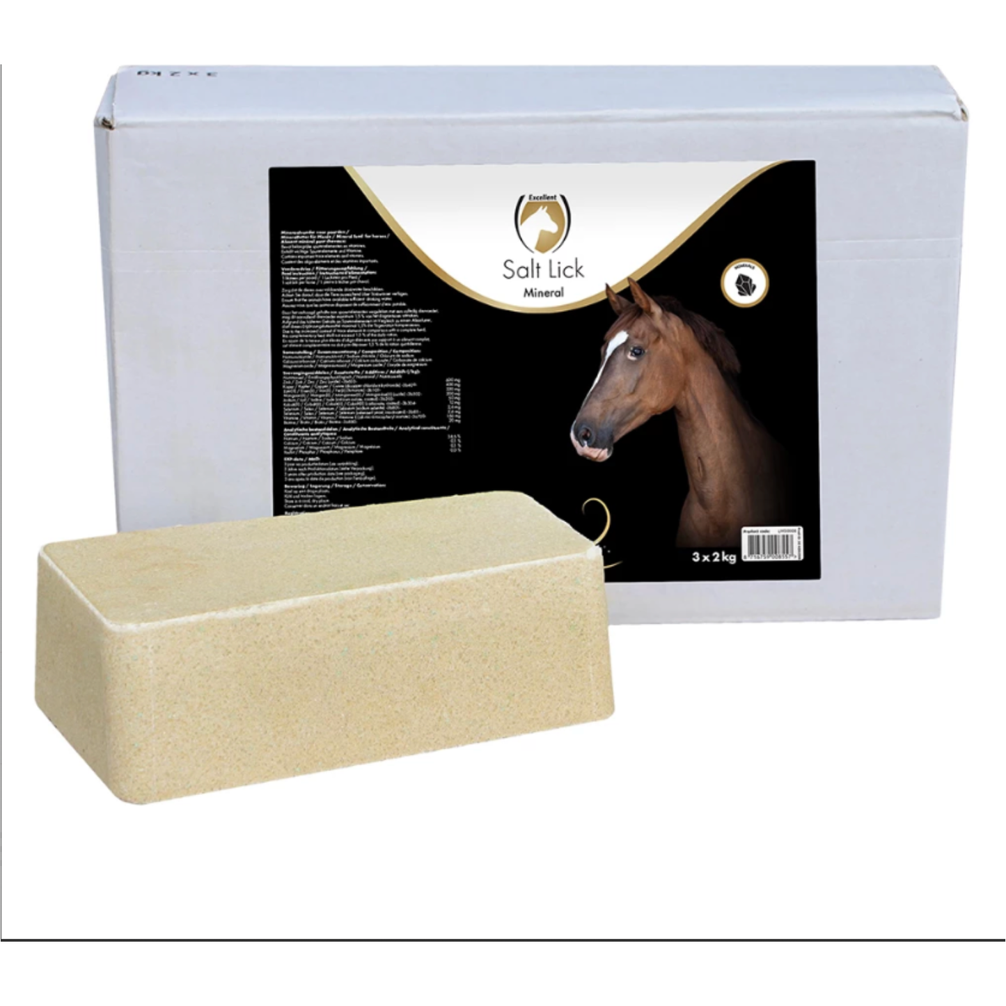 Excellent Horse Salzleckstein Mineral