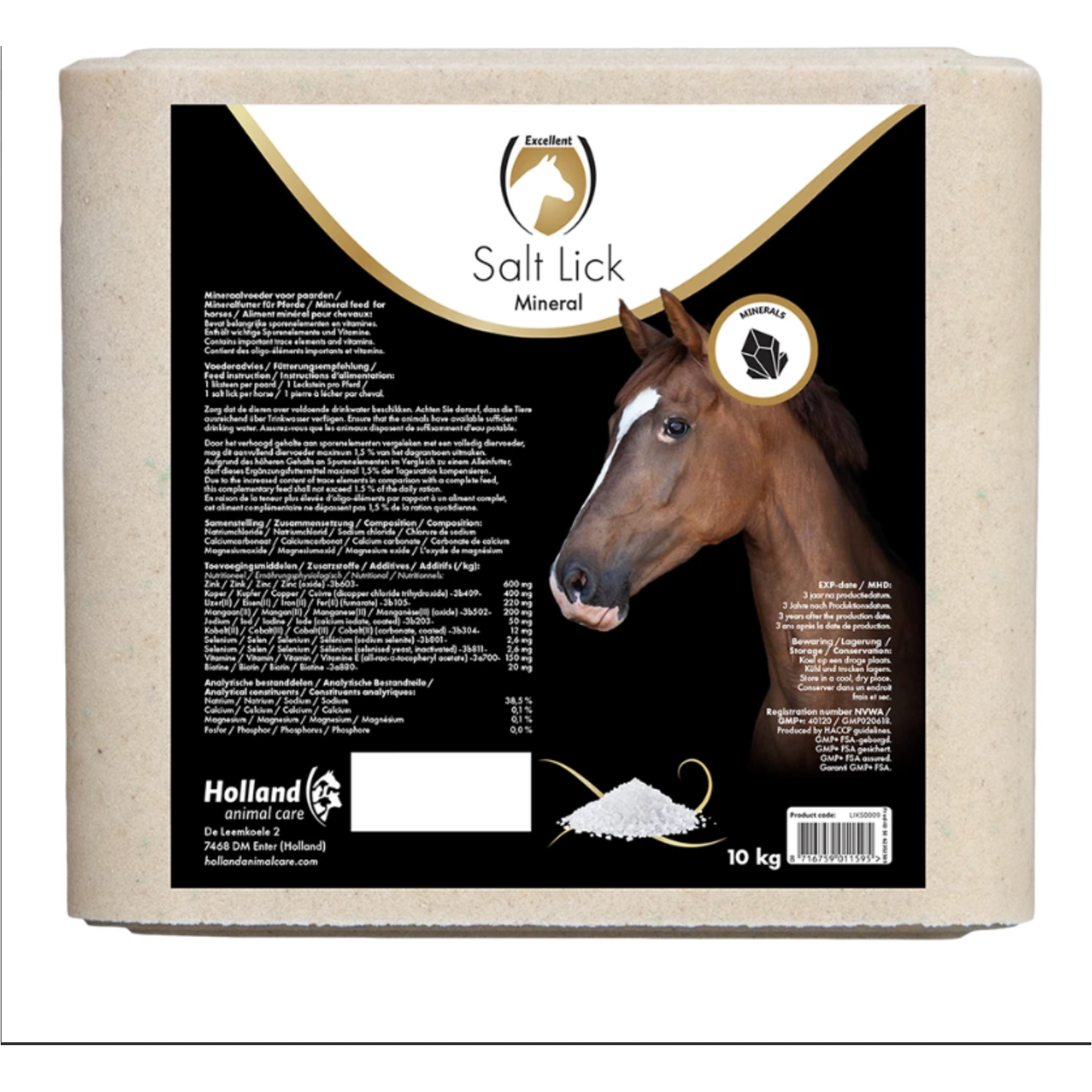 Excellent Horse Salzleckstein Mineral