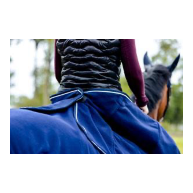 Abschwitzdecke Alpha Fleece HugRug | mit Gehfalte und Magnet