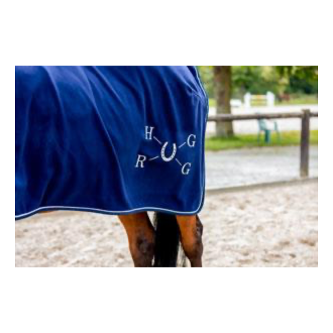 Abschwitzdecke Alpha Fleece HugRug | mit Gehfalte und Magnet