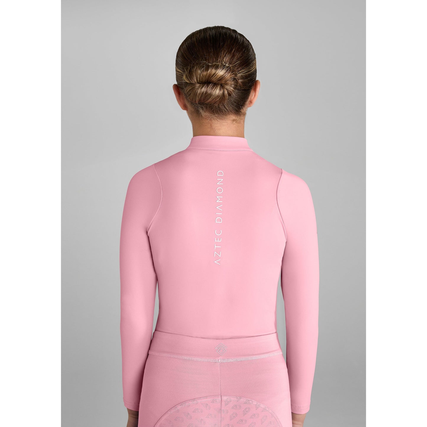 Gray Aztec Diamond YR Pink Capsule Langarmshirt
