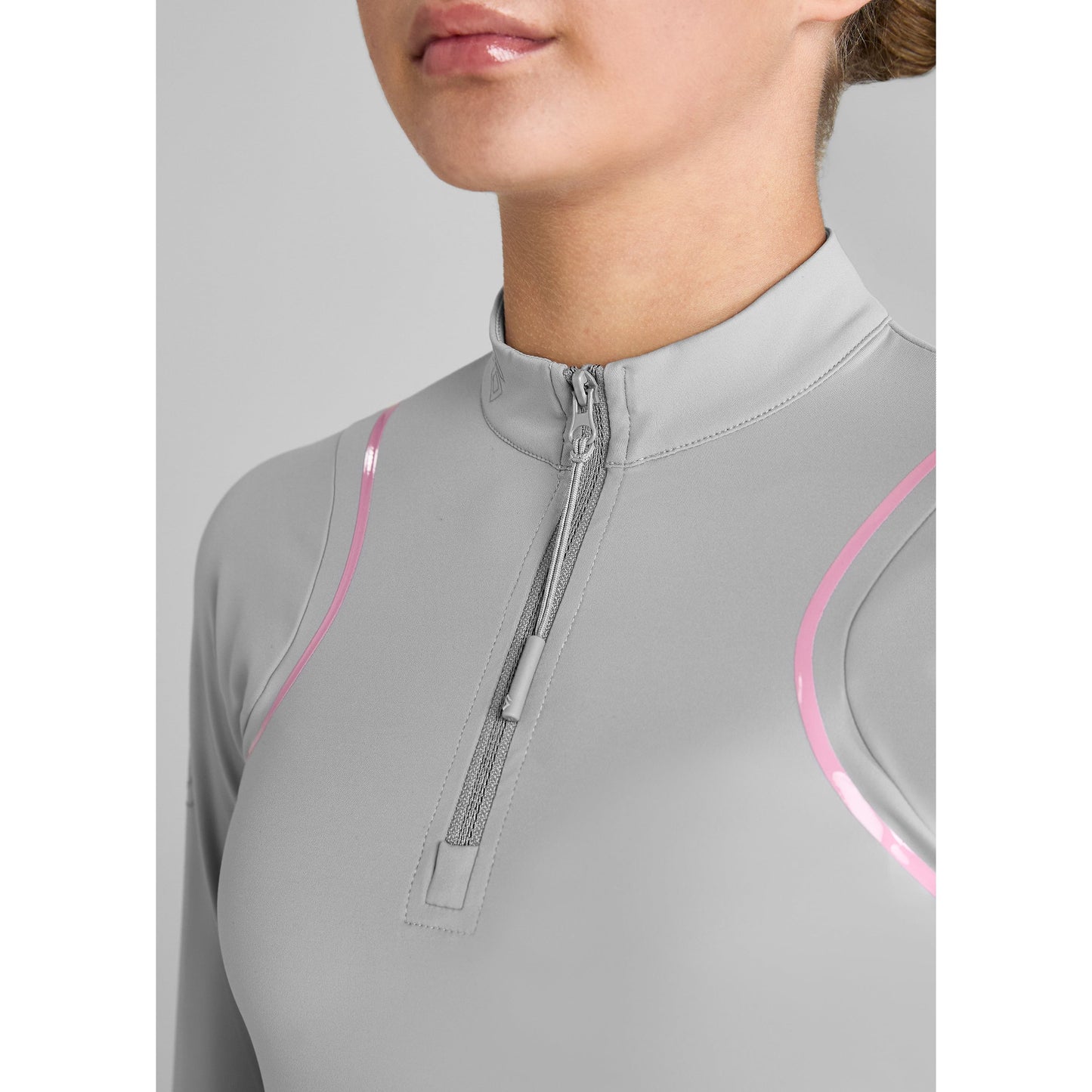 Gray Aztec Diamond YR Pink Capsule Langarmshirt
