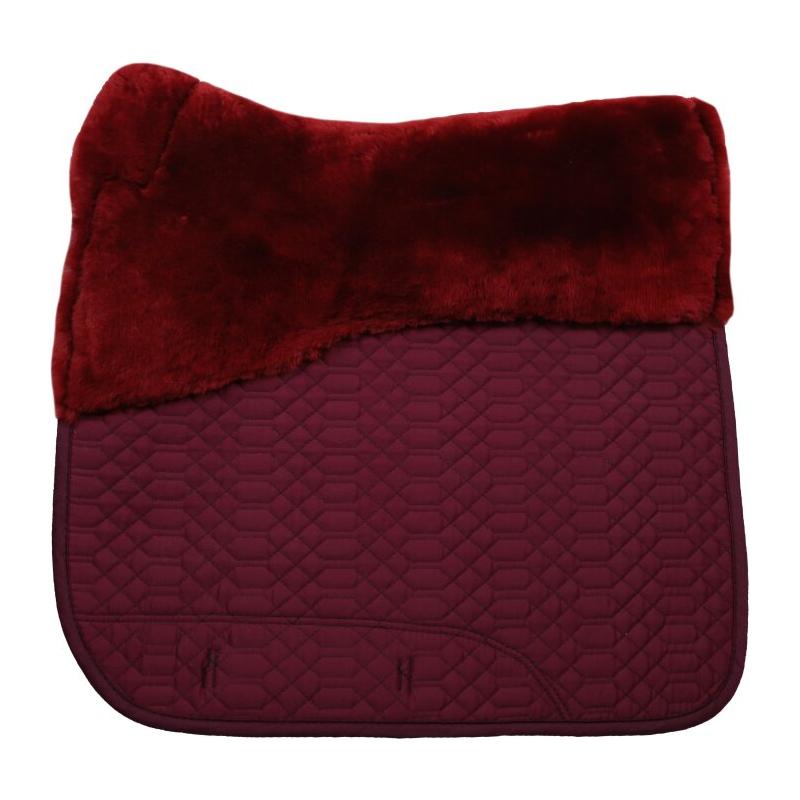 Dark Red Engel Reitsport Lammfell Schabracke Bordeaux