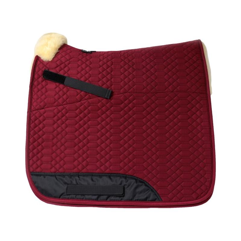 Dark Red Engel Reitsport Lammfell Schabracke Bordeaux