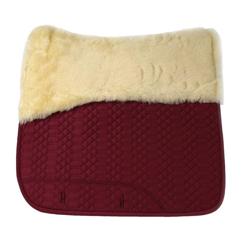 Dark Red Engel Reitsport Lammfell Schabracke Bordeaux