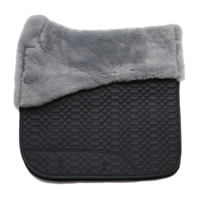 Dark Slate Gray Engel Reitsport Lammfell Schabracke Grau