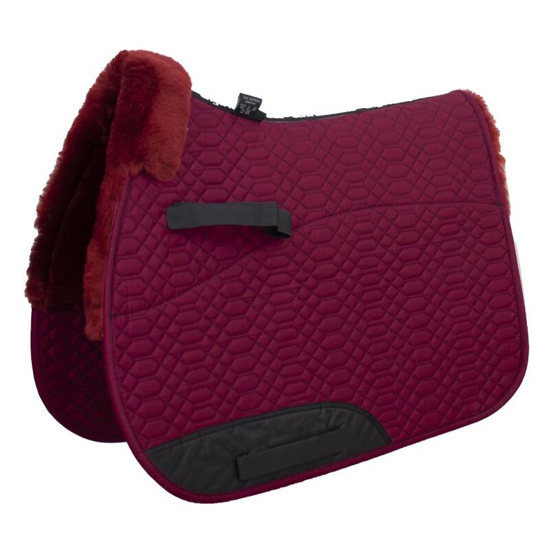 Dark Red Engel Reitsport Lammfell Schabracke Bordeaux
