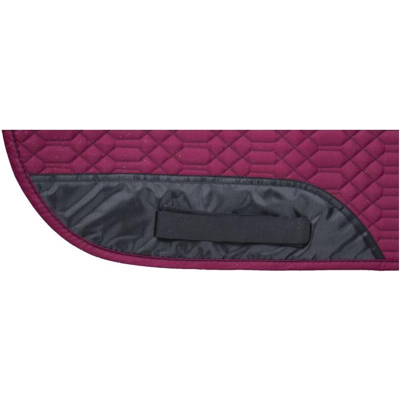 Dark Slate Gray Engel Reitsport Lammfell Schabracke Bordeaux