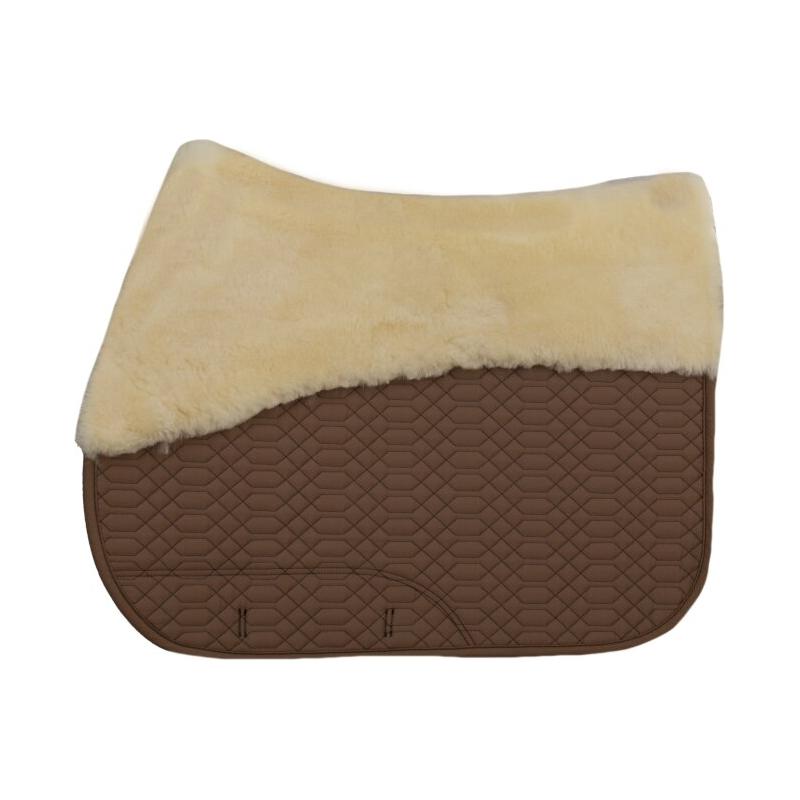 Tan Engel Reitsport Lammfell Schabracke Camel