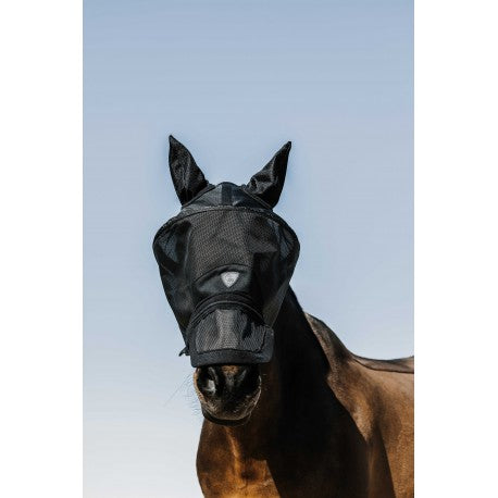 Light Steel Blue EQUITHÈME - PRO SERIES Fliegenmaske mit UV-Schutz