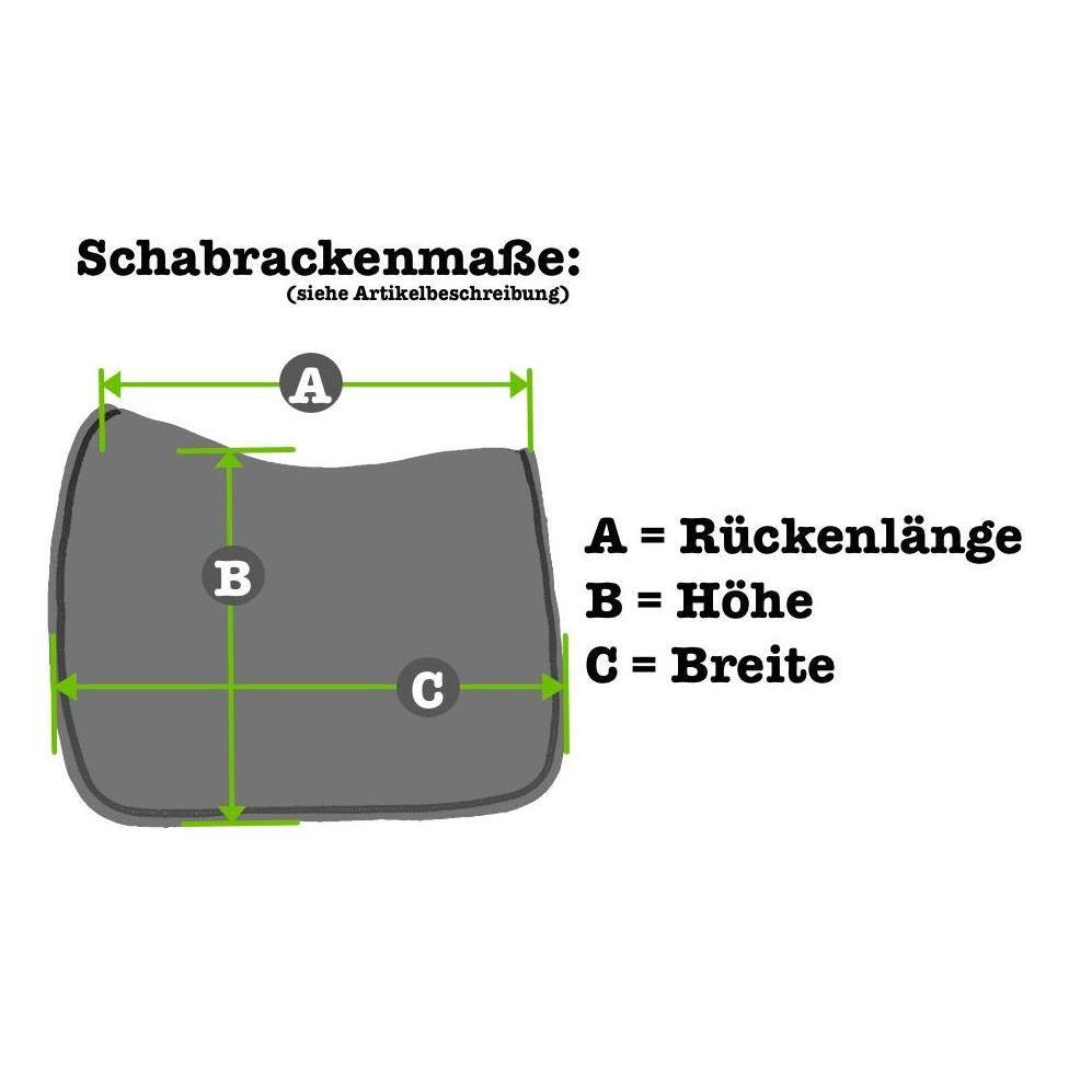 Glitzer Schabracke Rosegold
