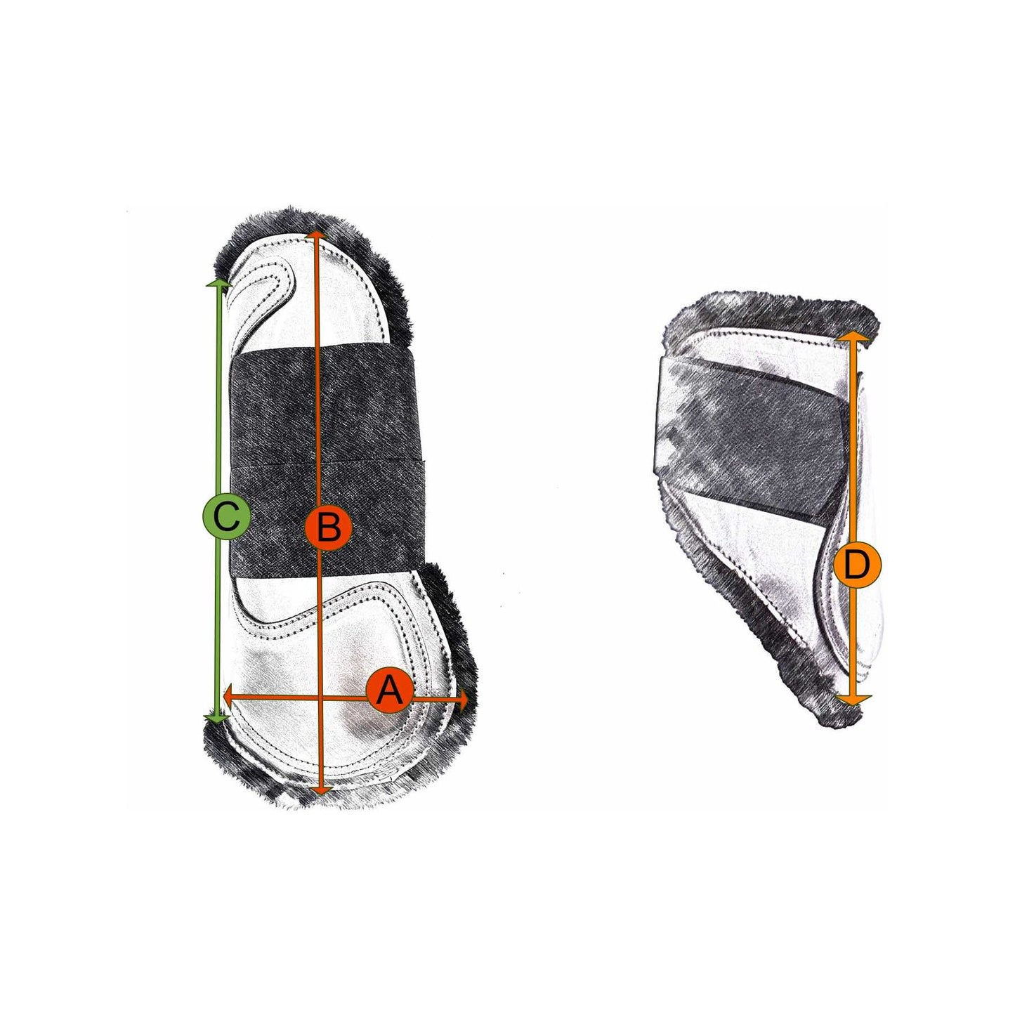 Pferdelon Springgamaschen Set