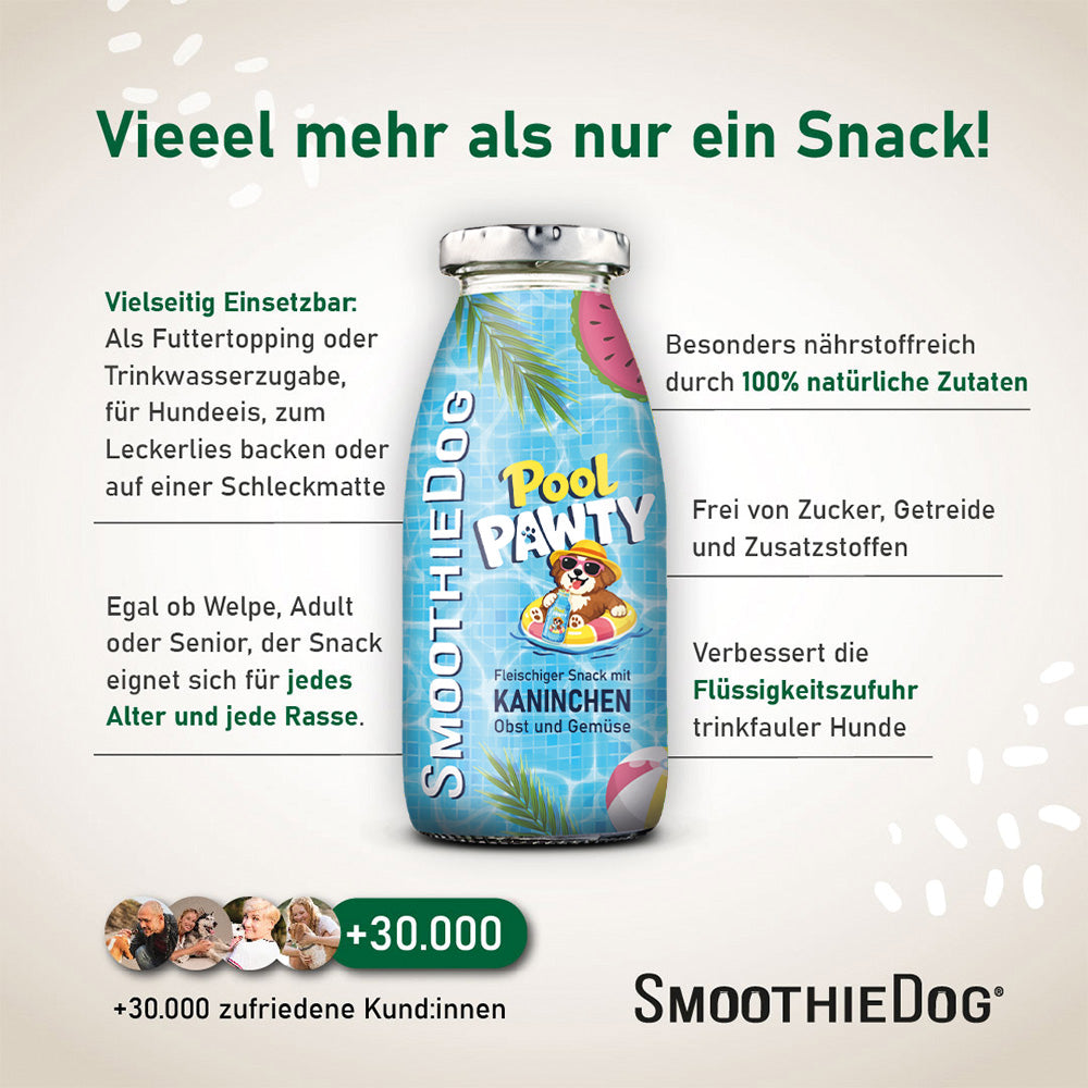 Hundesmoothie Summer-Edition Pool Pawty