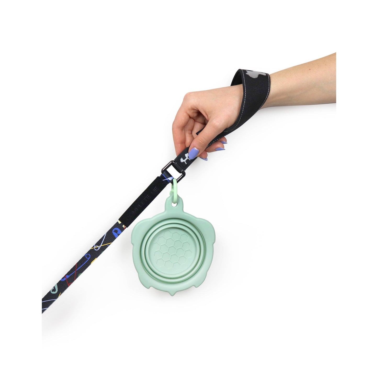 Light Gray United Pets Faltbarer Napf 200 ml „Turtle“