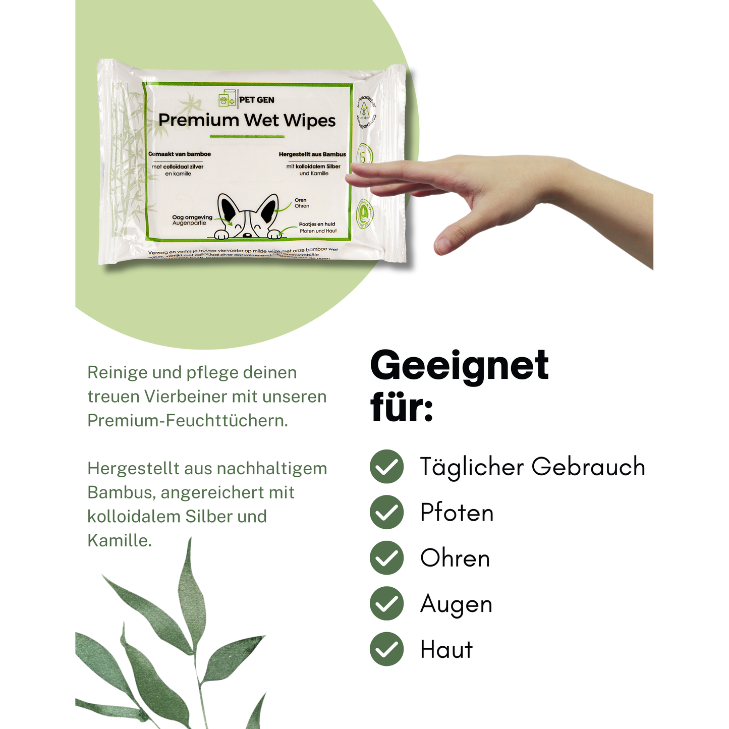 TraumaPet Premium Wet Wipes
