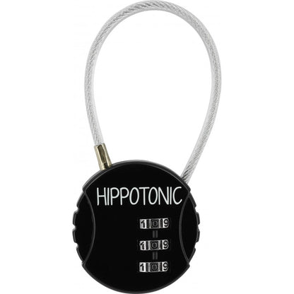 Black Hippotonic Zahlenschloss Rund