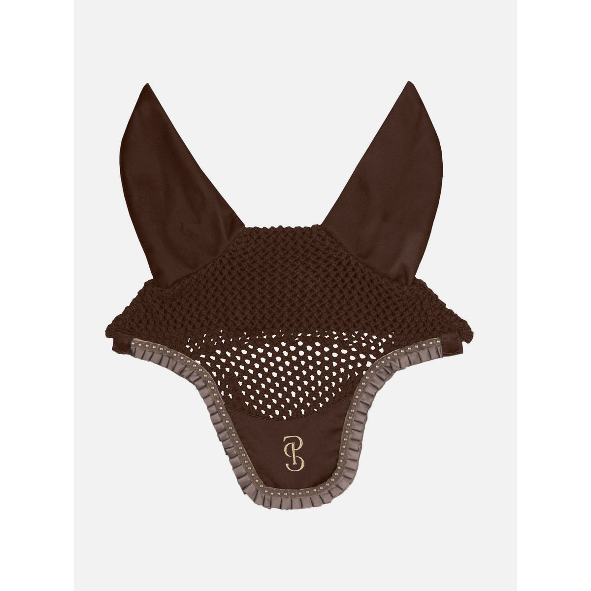 PS of Sweden Ruffle Ohrhaube mit Rüschen und Perlen WS26