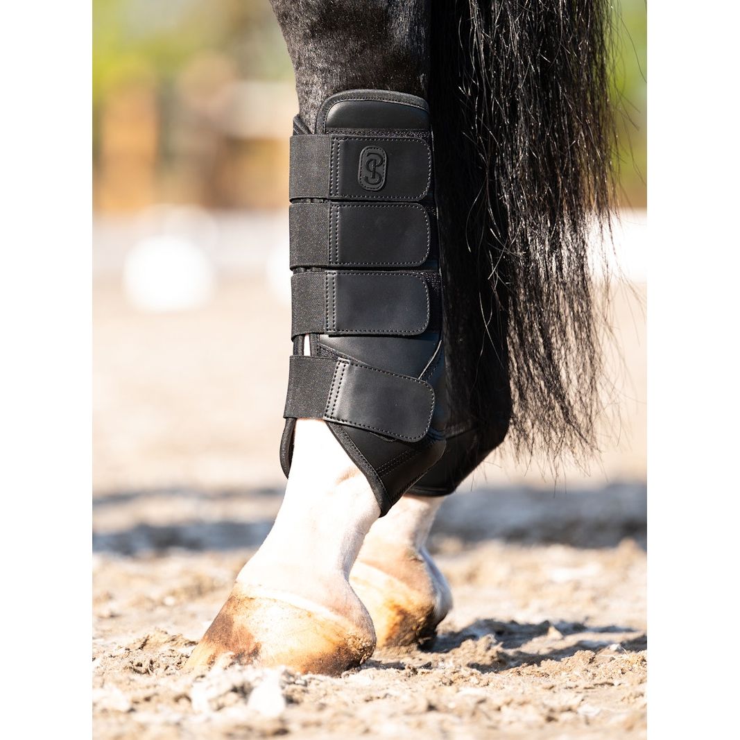 Black PS of Sweden Premium Training Hind Boots 2-pack