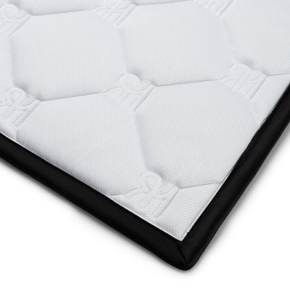 Light Gray Mrs. Ros Charmer Schabracke White-Rose