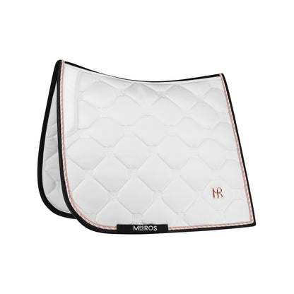Light Gray Mrs. Ros Charmer Schabracke White-Rose