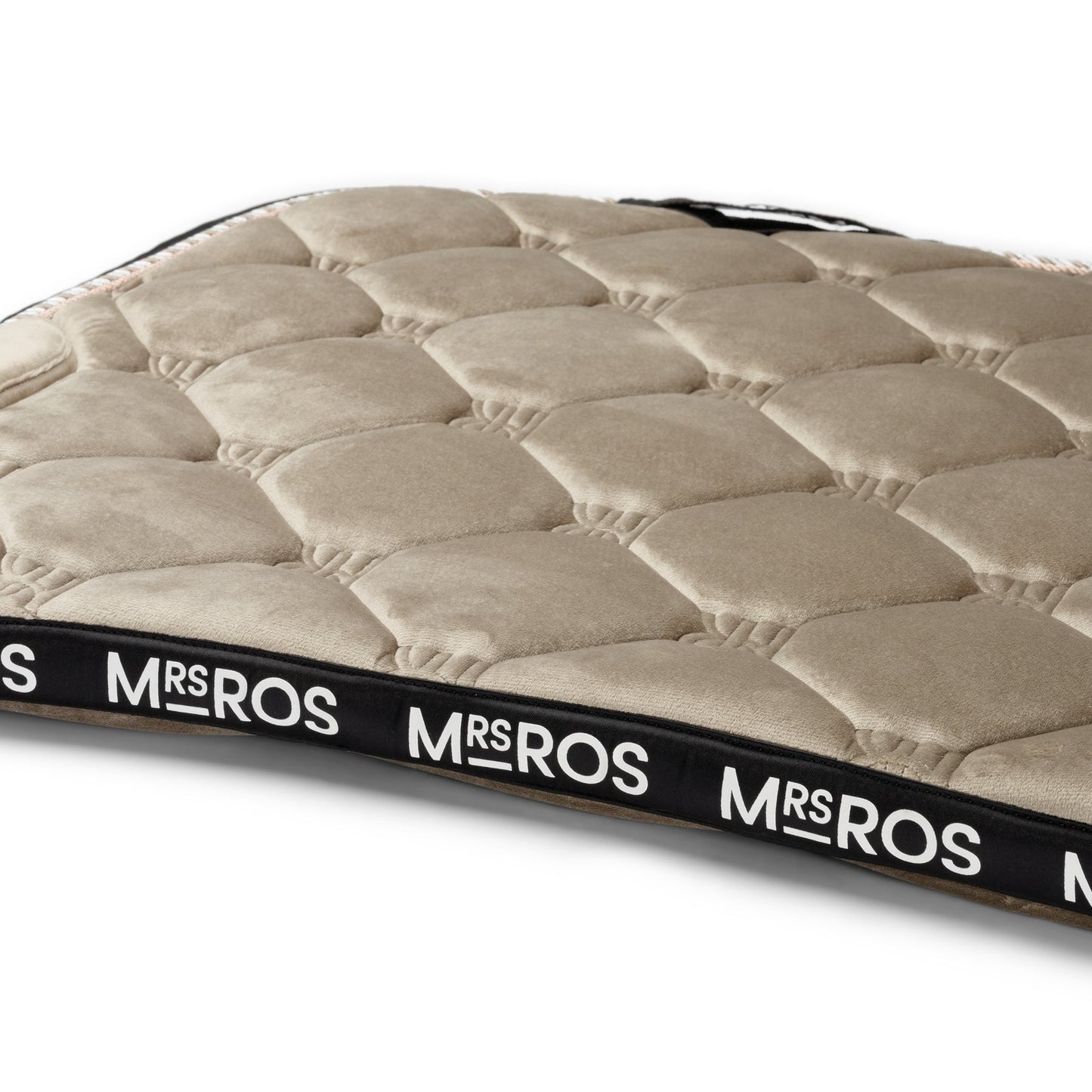Mrs. Ros Charmer Schabracke Taupe Velvet