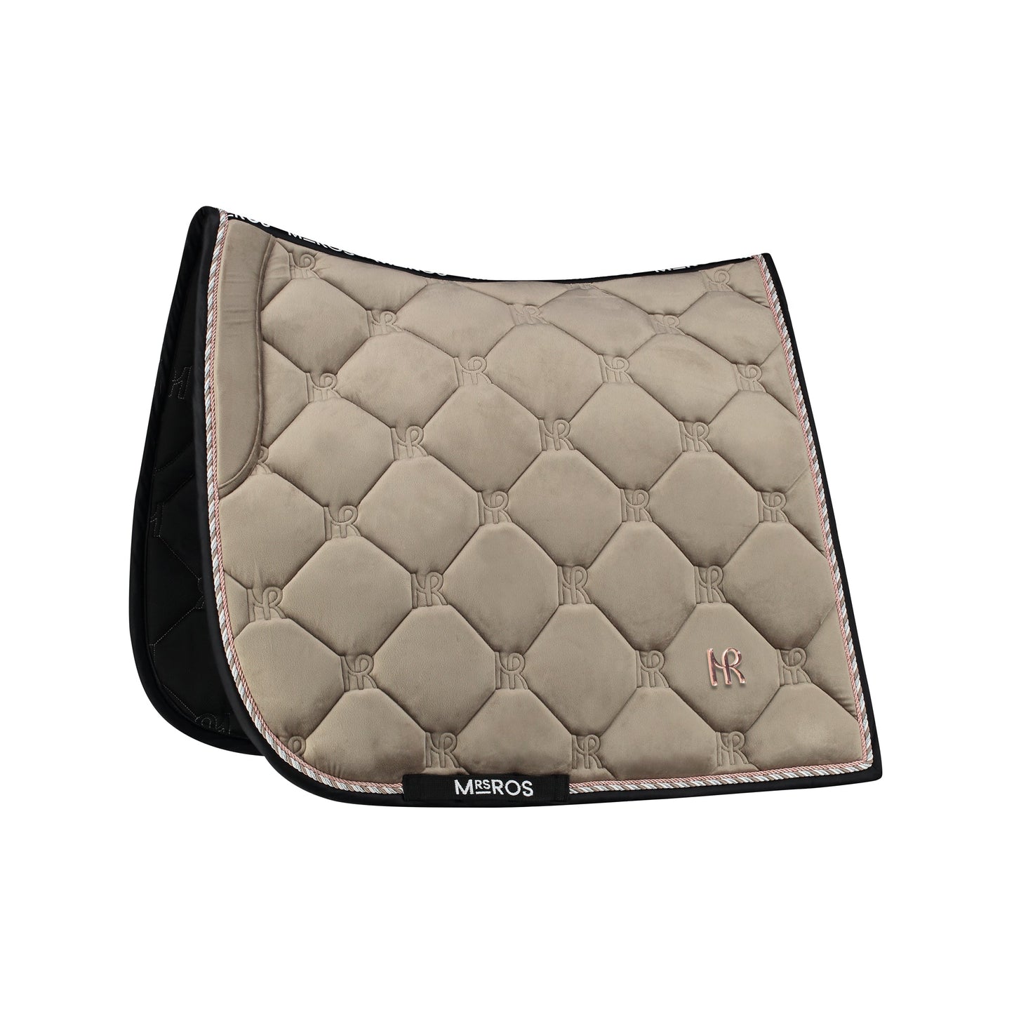 Mrs. Ros Charmer Schabracke Taupe Velvet