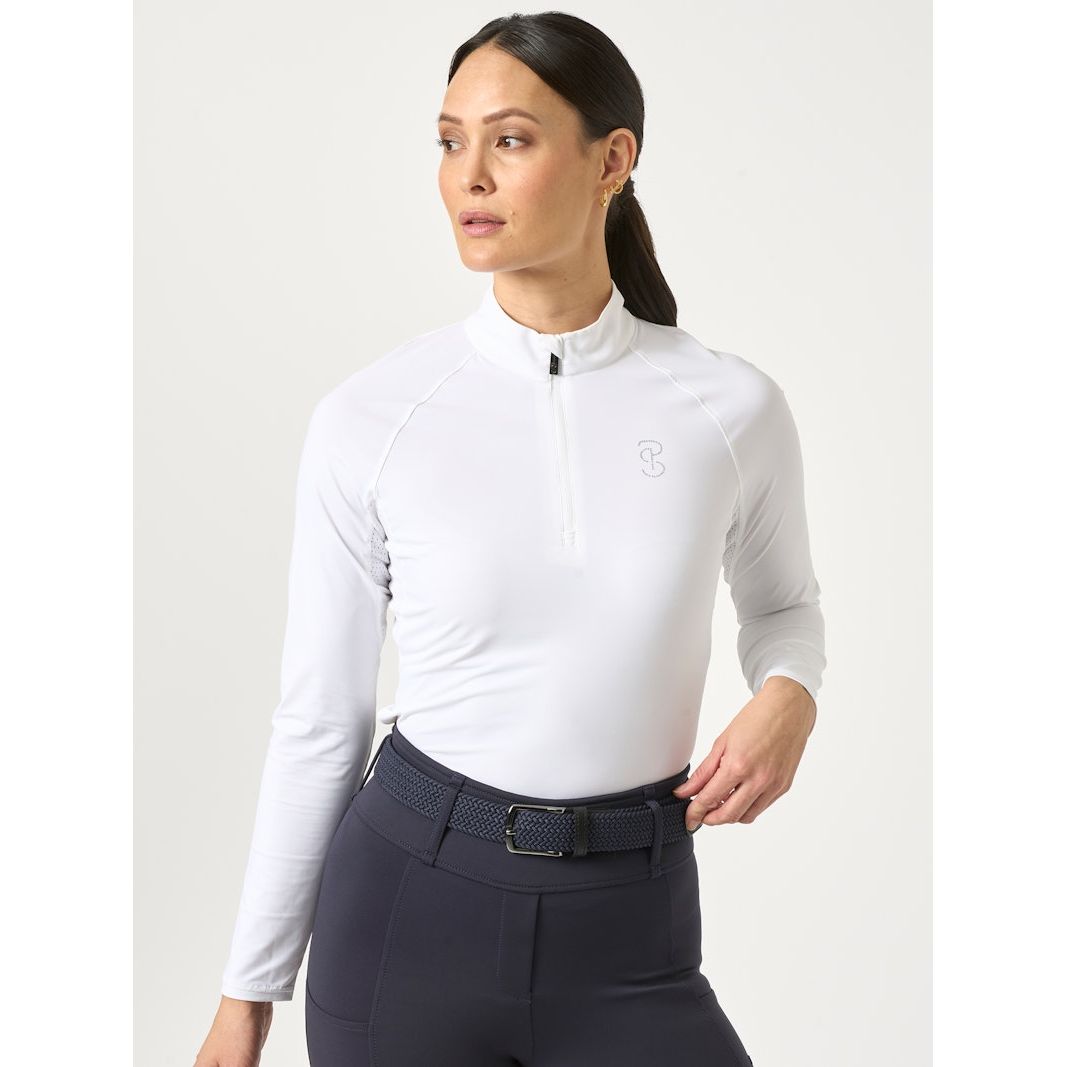 PS Of Sweden Evelina Crystal Logo LS Top